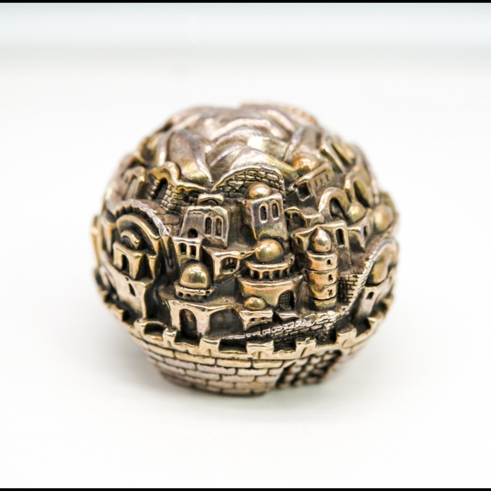 Vintage 1996 Sam Philipe 925 Jerusalém Sculpture
